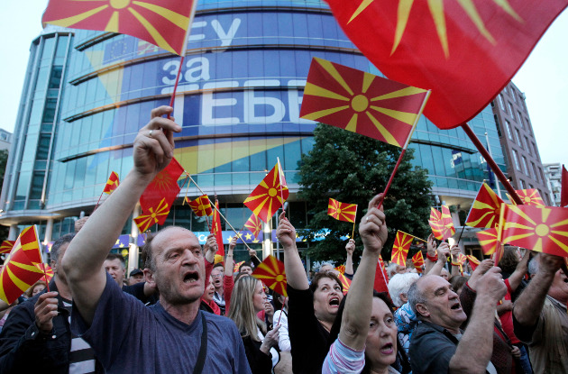 (AP Photo/Boris Grdanoski) 