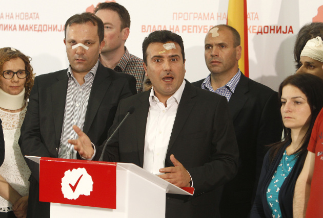 (AP Photo/Boris Grdanoski) 