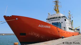 Το πλοίο διάσωσης Aquarius
