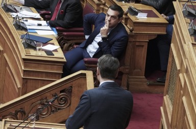 Discussion on a no confidence motion against the government that tabled by New Democracy party, at the plenum of the Greek Parliament, in Athens, on June 16, 2018 / Συζήτηση επί της πρότασης δυσπιστίας κατά της κυβέρνησης που έχει καταθέσει η Νέα Δημοκρατία στην Ολομέλεια της Βουλής, στην Αθήνα, στις 16 Ιουνίου, 2018